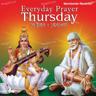 Everyday Prayer Thursday: Saraswati & Sai Baba Poster