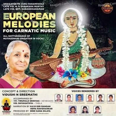 European Melodies For Carnatic Music - Vidushi N Sreemathi