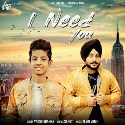 I Need You Cover