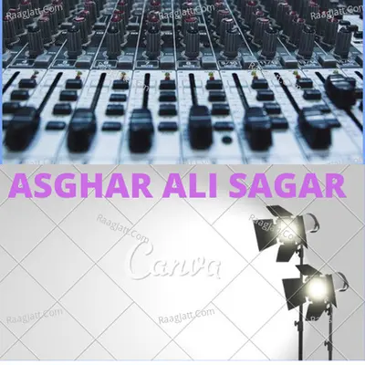 khowar Asghar ali Sagar Canva Poster