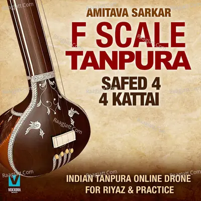 F Scale Tanpura - Safed 4, 4 Kattai (Indian Tanpura Online Drone For Riyaz &amp; Practice)