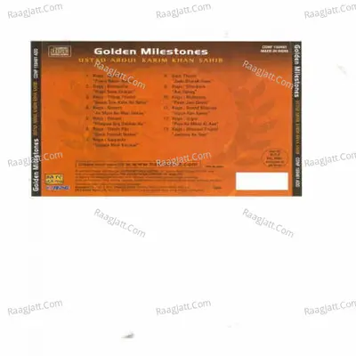 Golden Milestones - Ustad Abdul Karim Khan Sahib - Ustad Abdul Karim Khan