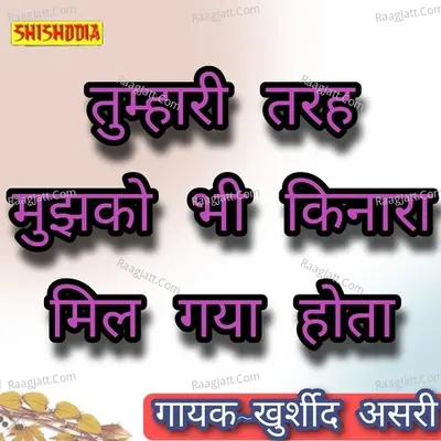 Tumhari tarah mujhko bhi kinara mil gaya hota