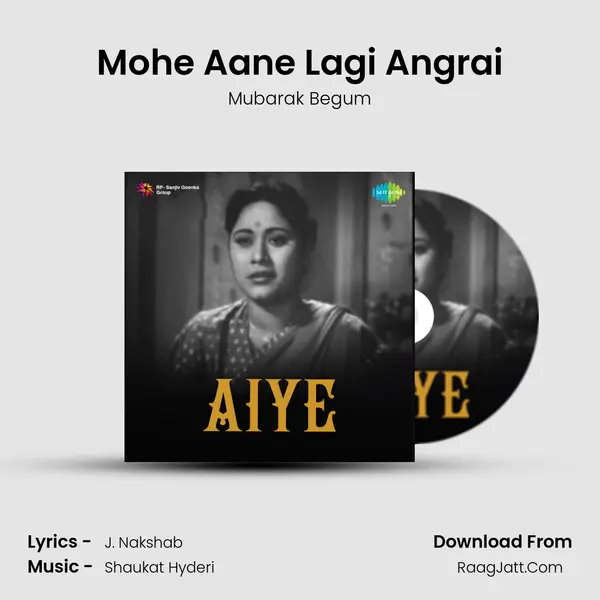 Mohe Aane Lagi Angrai MP3 Song by Mubarak Begum Cover