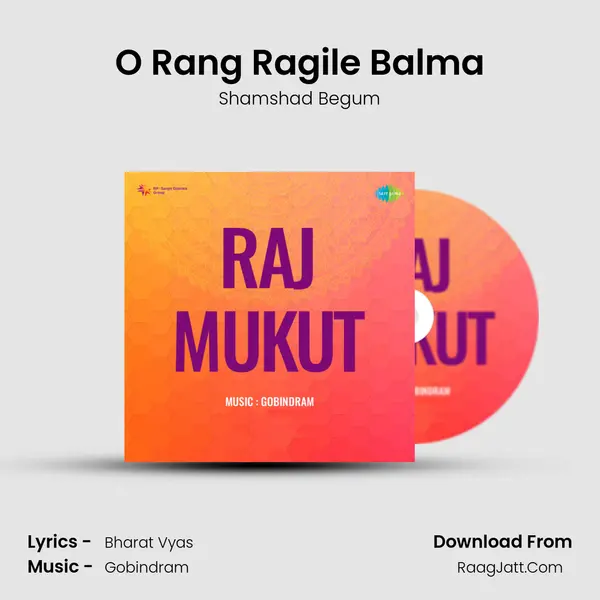 O Rang Ragile Balma MP3 Song by Shamshad Begum Cover