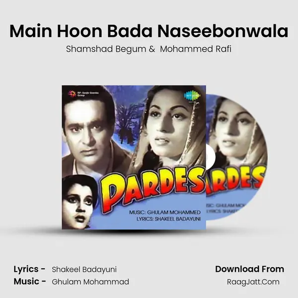 Main Hoon Bada Naseebonwala MP3 Song by Shamshad Begum Cover