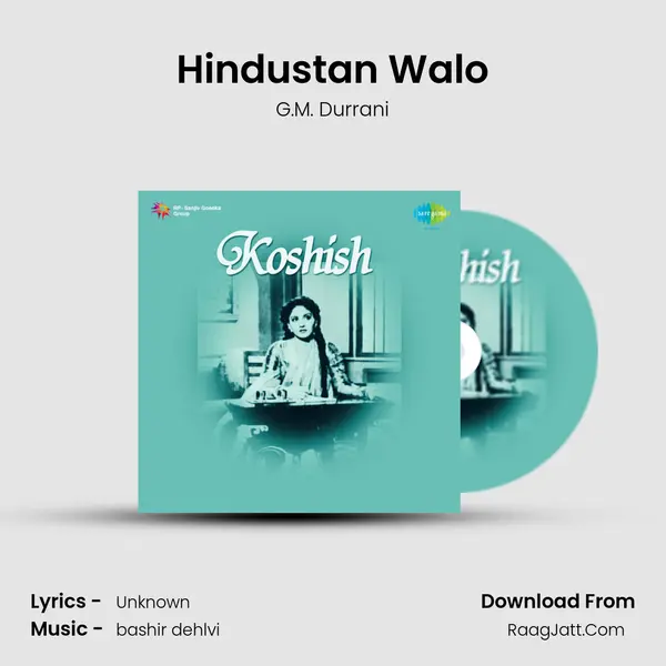Hindustan Walo MP3 Song by G.M. Durrani Cover