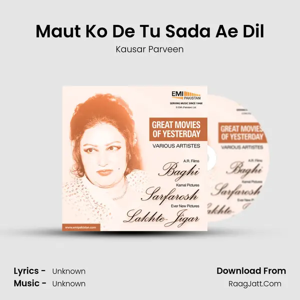 Maut Ko De Tu Sada Ae Dil MP3 Song by Kausar Parveen Cover