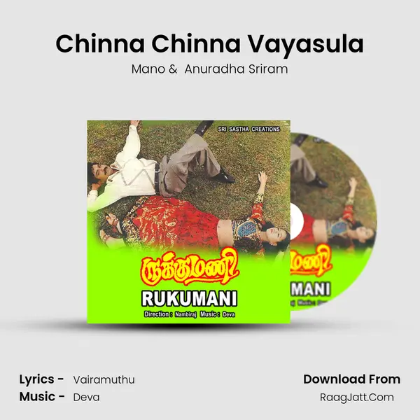 Chinna Chinna Vayasula MP3 Song by Mano Cover
