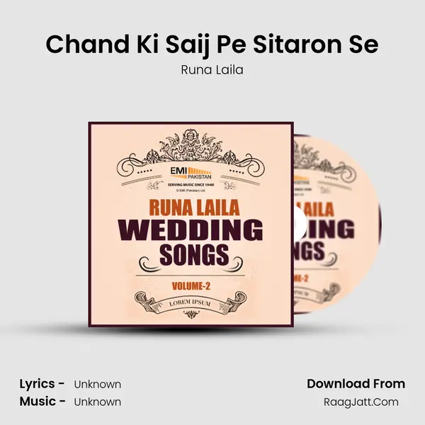 Chand Ki Saij Pe Sitaron Se MP3 Song by Runa Laila Cover