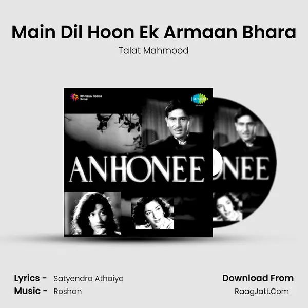 Main Dil Hoon Ek Armaan Bhara MP3 Song by Talat Mahmood Cover