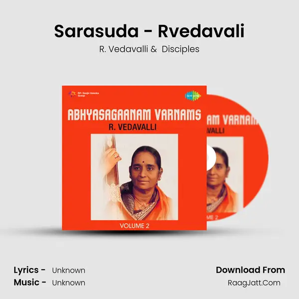 Sarasuda - Rvedavali MP3 Song by R. Vedavalli Cover