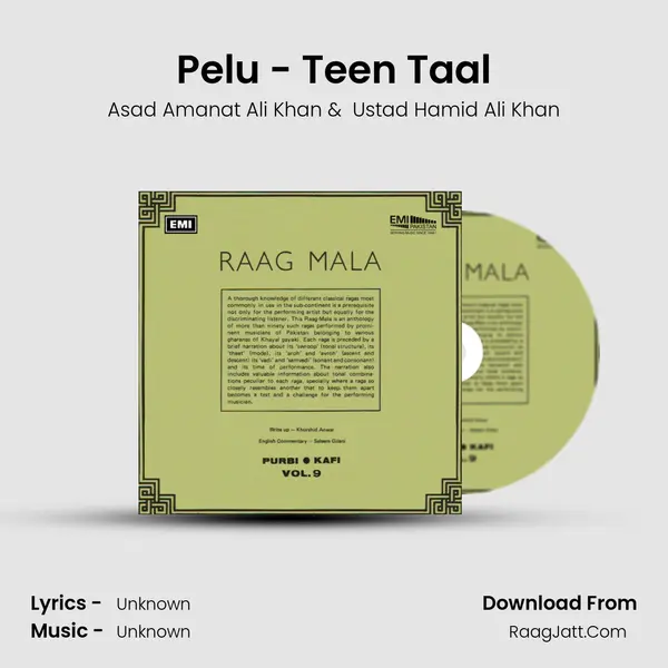Pelu - Teen Taal MP3 Song by Asad Amanat Ali Khan Cover