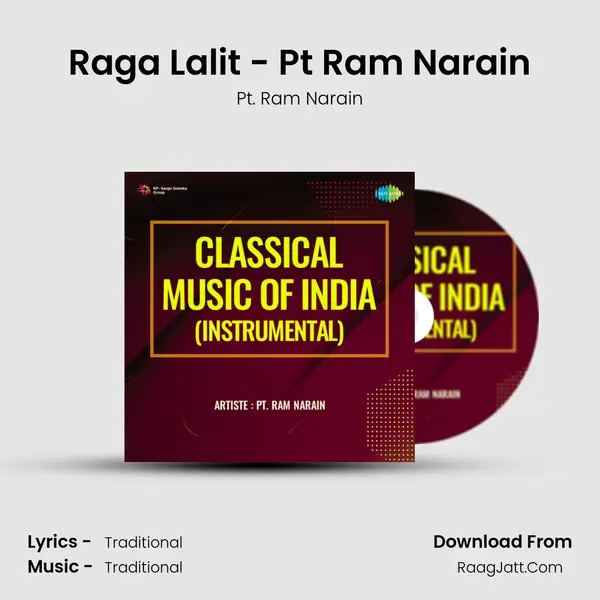 Raga Lalit - Pt Ram Narain MP3 Song by Pt. Ram Narain Cover