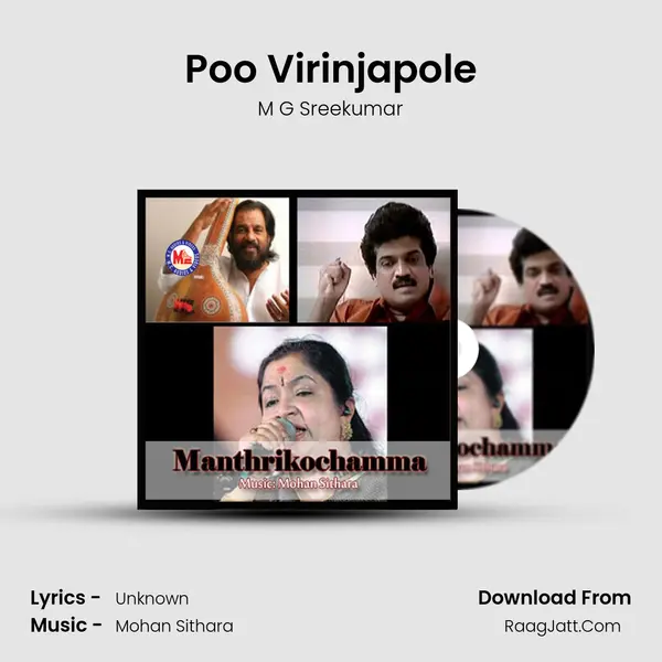 Poo Virinjapole MP3 Song by M G Sreekumar Cover