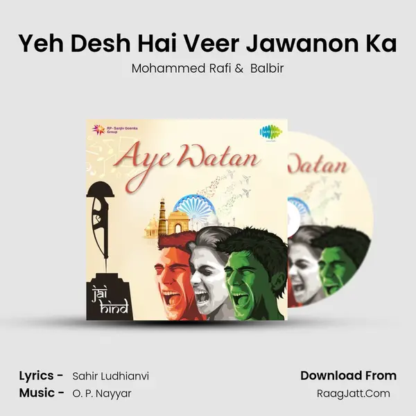 Yeh Desh Hai Veer Jawanon Ka MP3 Song by Mohammed Rafi Cover