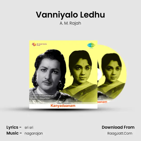 Vanniyalo Ledhu MP3 Song by A. M. Rajah Cover