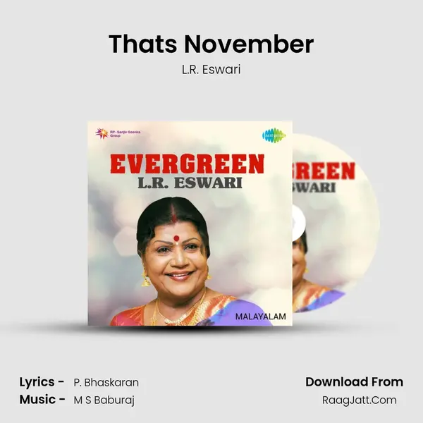 Thats November MP3 Song by L.R. Eswari Cover