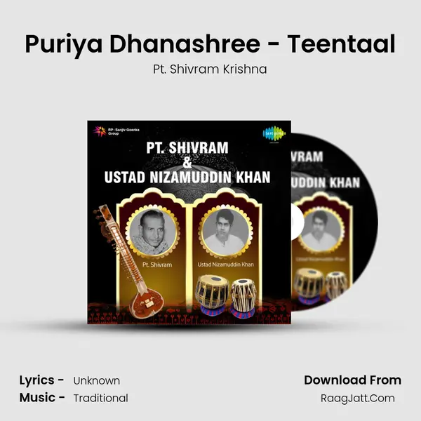 Puriya Dhanashree - Teentaal MP3 Song by Pt. Shivram Krishna Cover
