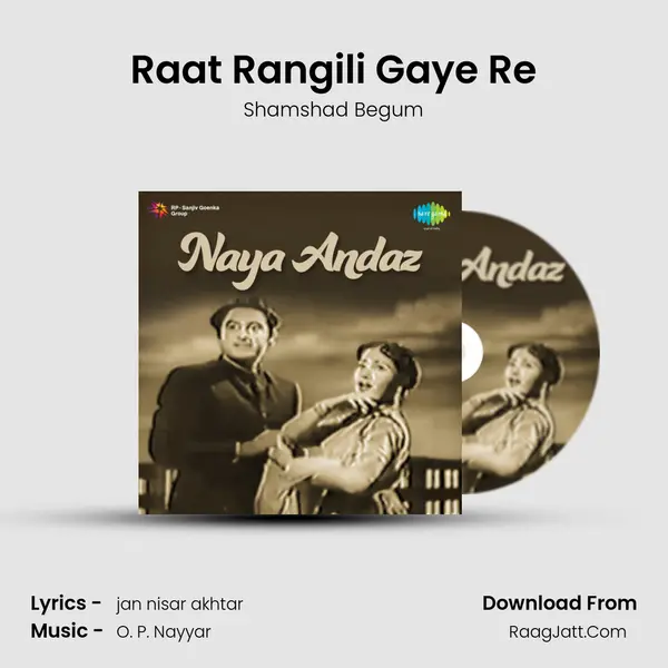 Raat Rangili Gaye Re MP3 Song by Shamshad Begum Cover
