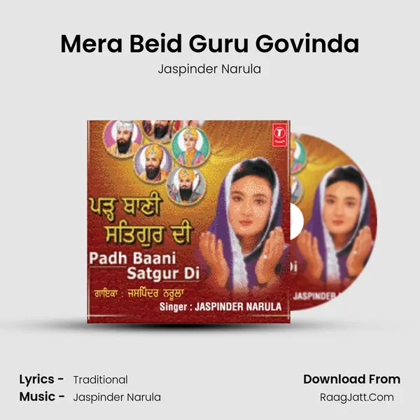 Mera Beid Guru Govinda MP3 Song by Jaspinder Narula Cover