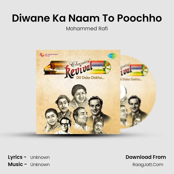 Diwane Ka Naam To Poochho Cover