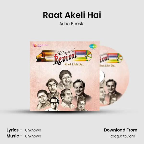 Raat Akeli Hai MP3 Song by Asha Bhosle Cover