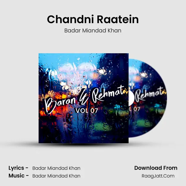 Chandni Raatein MP3 Song by Badar Miandad Khan Cover