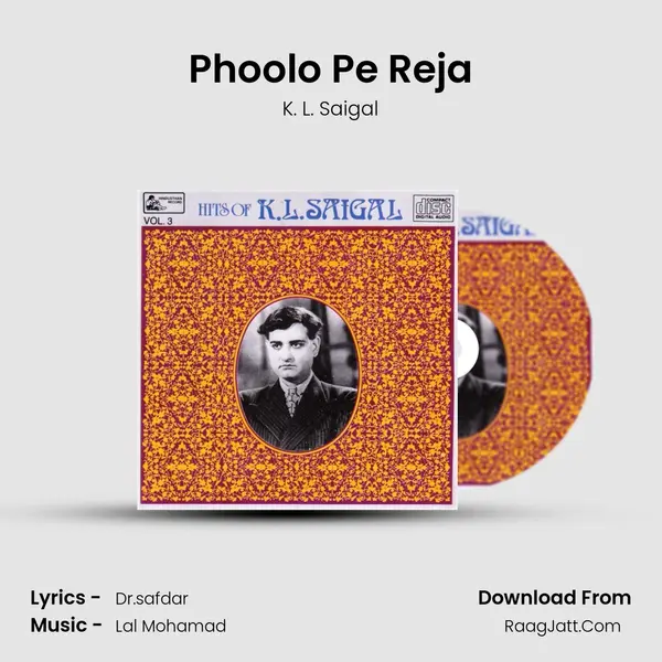 Phoolo Pe Reja MP3 Song by K. L. Saigal Cover