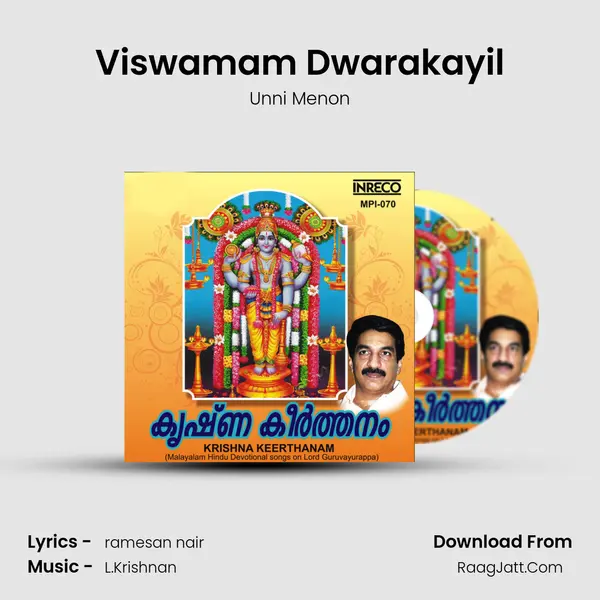 Viswamam Dwarakayil MP3 Song by Unni Menon Cover