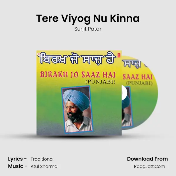 Tere Viyog Nu Kinna MP3 Song by Surjit Patar Cover