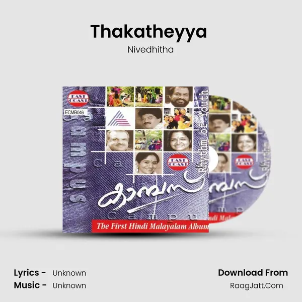 Thakatheyya (F) MP3 Song by Nivedhitha Cover