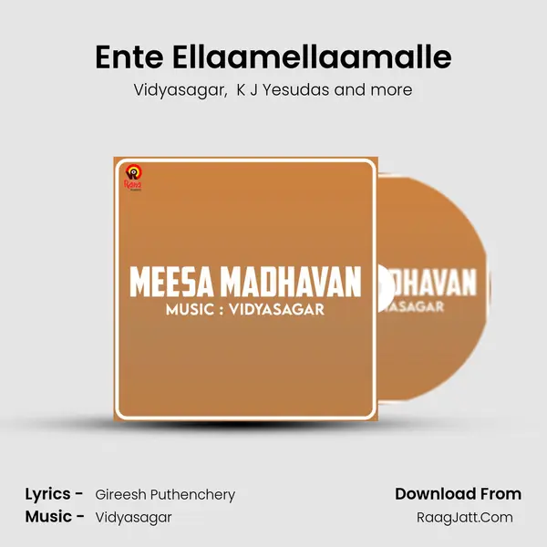 Ente Ellaamellaamalle MP3 Song by Vidyasagar Cover