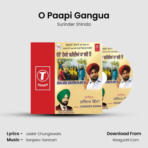O Paapi Gangua MP3 Song by Surinder Shinda Cover