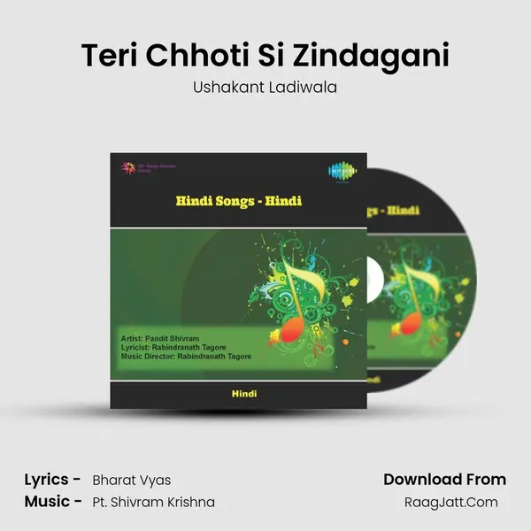 Teri Chhoti Si Zindagani MP3 Song by Ushakant Ladiwala Cover