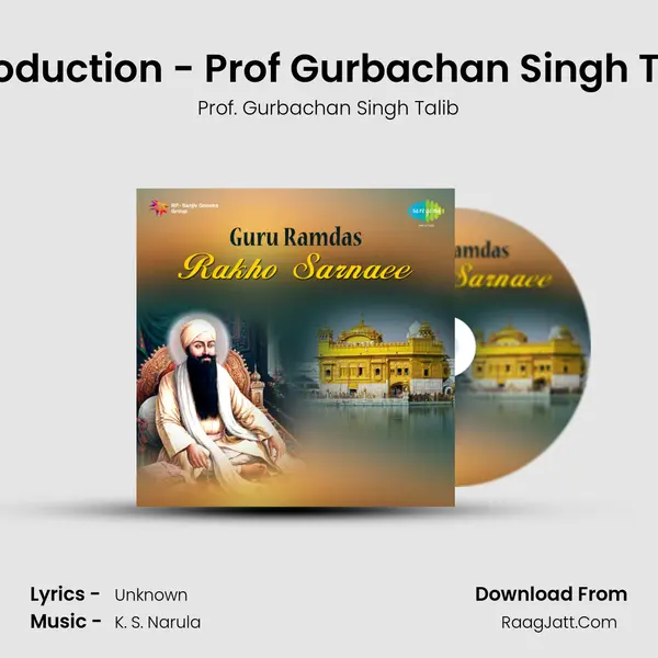 Introduction - Prof Gurbachan Singh Talib MP3 Song by Prof. Gurbachan Singh Talib Cover
