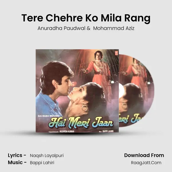 Tere Chehre Ko Mila Rang MP3 Song by Anuradha Paudwal Cover