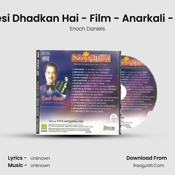 Mohabbat Aesi Dhadkan Hai - Film - Anarkali - Instrumental MP3 Song by Enoch Daniels Cover