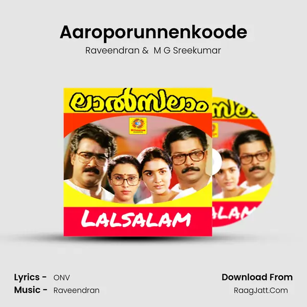 Aaroporunnenkoode MP3 Song by Raveendran Cover