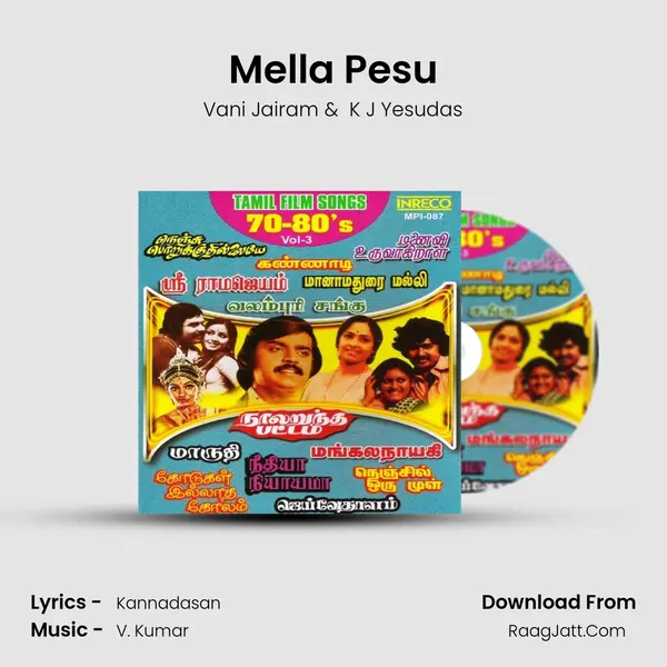 Mella Pesu MP3 Song by Vani Jairam Cover