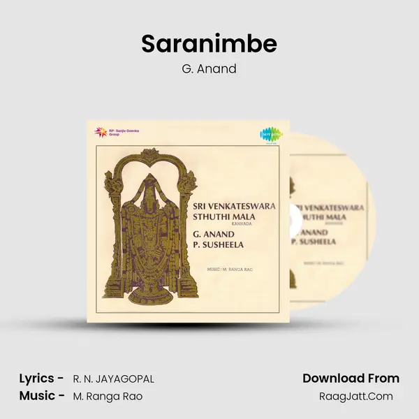 Saranimbe MP3 Song by G. Anand Cover