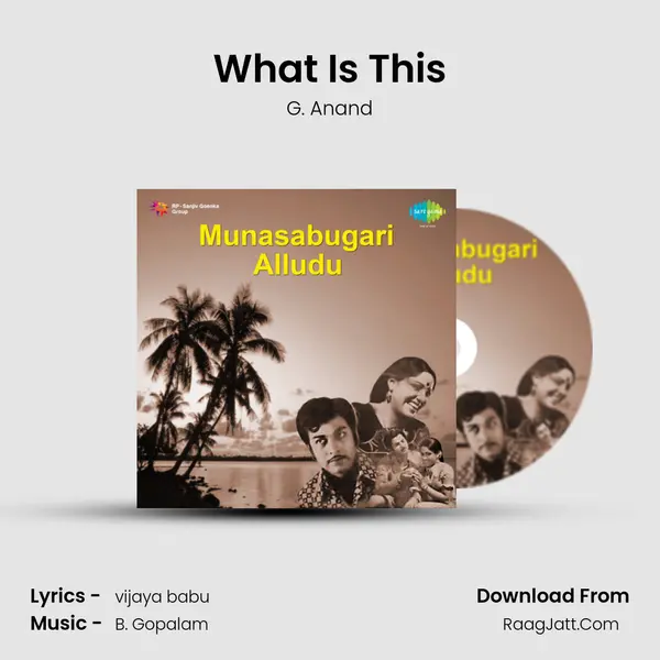 What Is This MP3 Song by G. Anand Cover