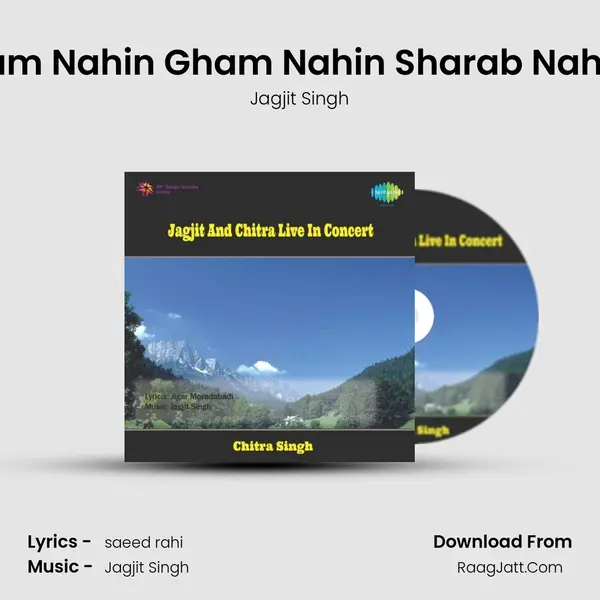 Tum Nahin Gham Nahin Sharab Nahin MP3 Song by Jagjit Singh Cover