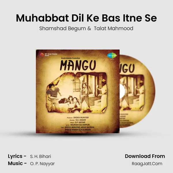 Muhabbat Dil Ke Bas Itne Se MP3 Song by Shamshad Begum Cover