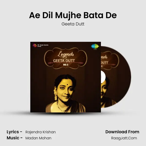 Ae Dil Mujhe Bata De Cover