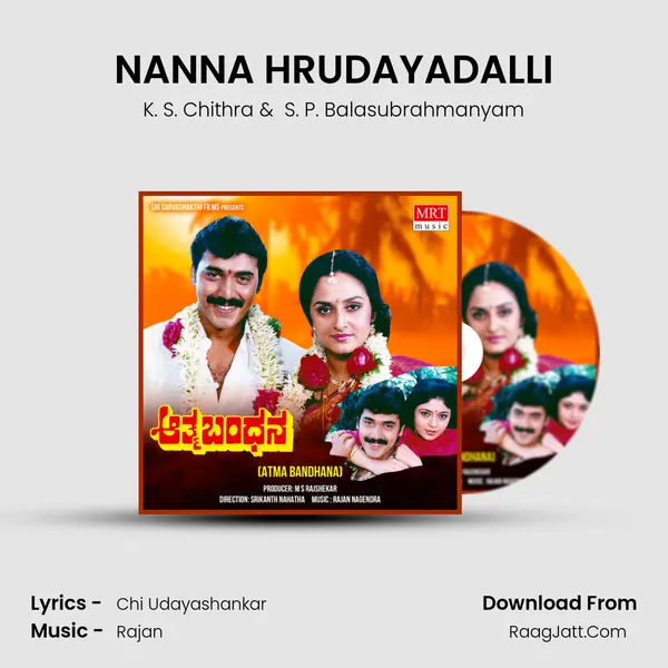NANNA HRUDAYADALLI MP3 Song by K. S. Chithra Cover