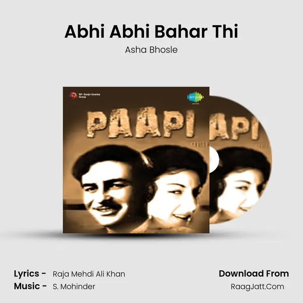 Abhi Abhi Bahar Thi MP3 Song by Asha Bhosle Cover