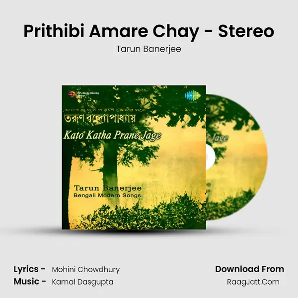 Prithibi Amare Chay - Stereo MP3 Song by Tarun Banerjee Cover