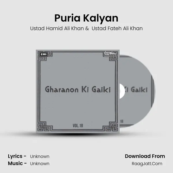 Puria Kalyan MP3 Song by Ustad Hamid Ali Khan Cover