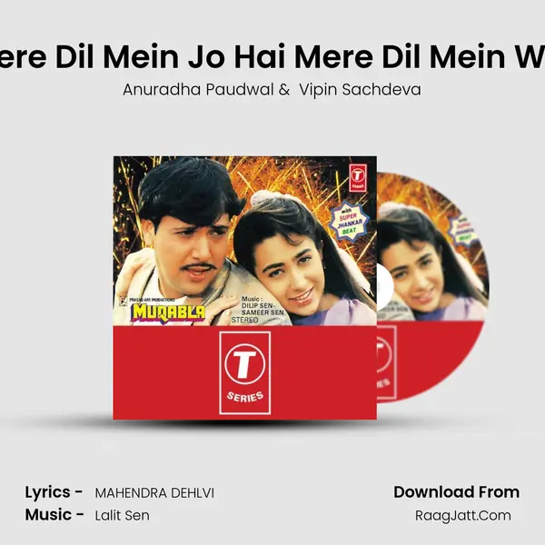 Tere Dil Mein Jo Hai Mere Dil Mein Wo MP3 Song by Anuradha Paudwal Cover